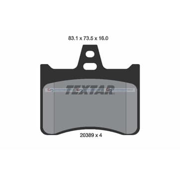 Bromsbeläggssats från Autofrance