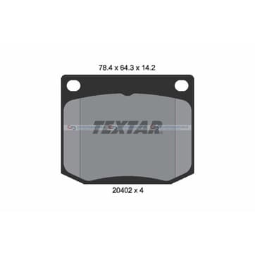 Bromsbeläggssats från Autofrance