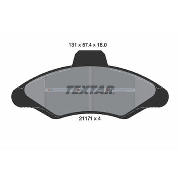 Bromsbeläggssats från Autofrance