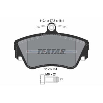 Bromsbeläggssats från Autofrance
