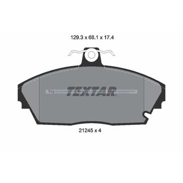 Bromsbeläggssats från Autofrance