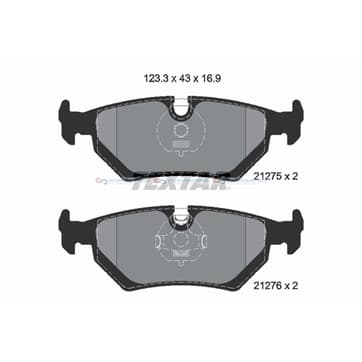 Bromsbeläggssats från Autofrance