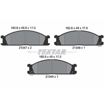 Bromsbeläggssats från Autofrance