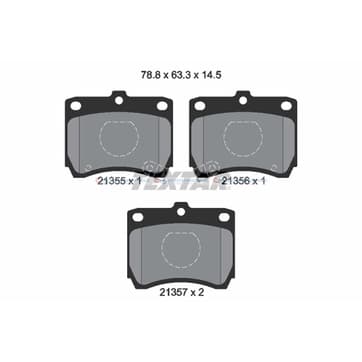 Bromsbeläggssats från Autofrance