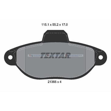 Bromsbeläggssats från Autofrance