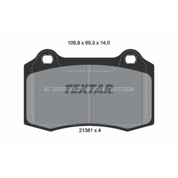 Bromsbeläggssats från Autofrance