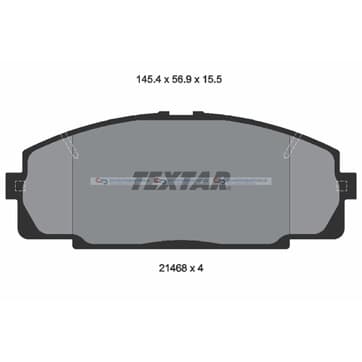 Bromsbeläggssats, Framaxel — Framaxel från Autofrance