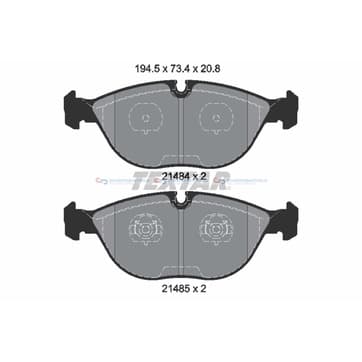 Bromsbeläggssats, Framaxel — Framaxel från Autofrance
