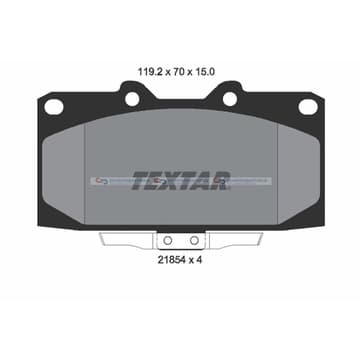 Bromsbeläggssats från Autofrance