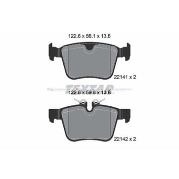 Bromsbeläggssats från Autofrance