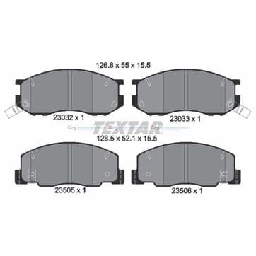 Bromsbeläggssats från Autofrance
