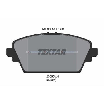 Bromsbeläggssats från Autofrance