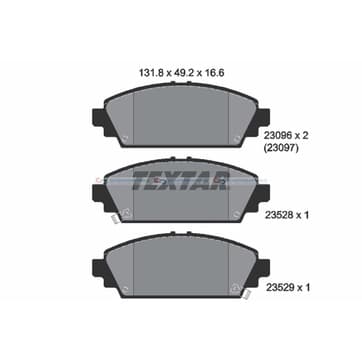 Bromsbeläggssats från Autofrance