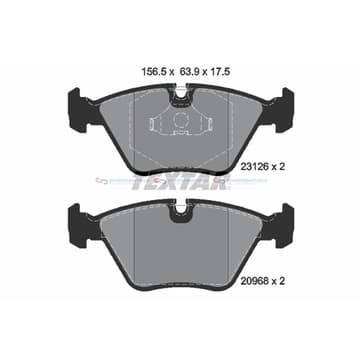 Bromsbeläggssats från Autofrance