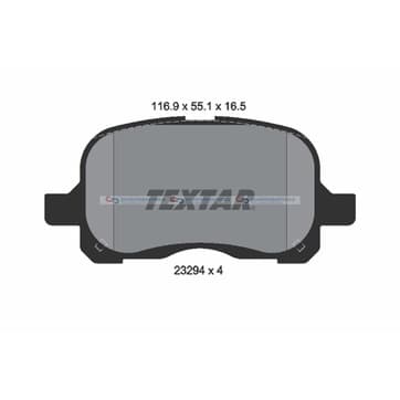 Bromsbeläggssats från Autofrance