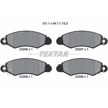 Bromsbeläggssats, Framaxel — Framaxel från Autofrance