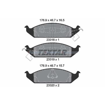 Bromsbeläggssats från Autofrance