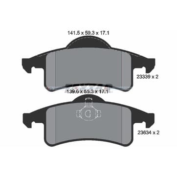 Bromsbeläggssats från Autofrance