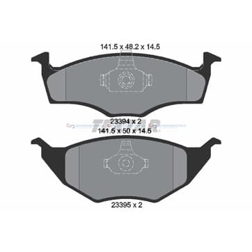 Bromsbeläggssats från Autofrance