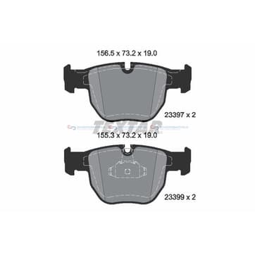 Bromsbeläggssats från Autofrance