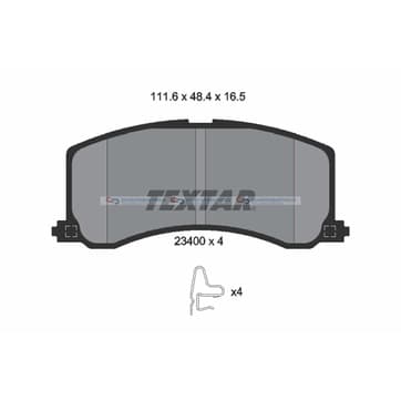 Bromsbeläggssats från Autofrance