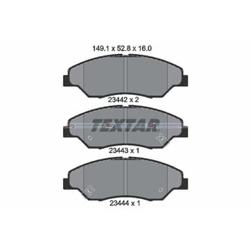 Bromsbeläggssats från Autofrance