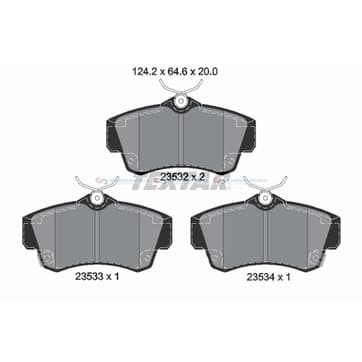 Bromsbeläggssats från Autofrance