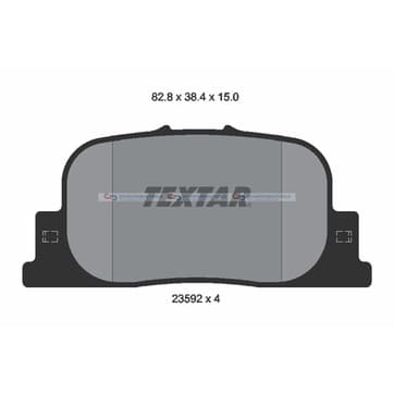 Bromsbeläggssats från Autofrance