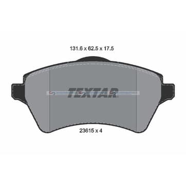 Bromsbeläggssats, Framaxel — Framaxel från Autofrance