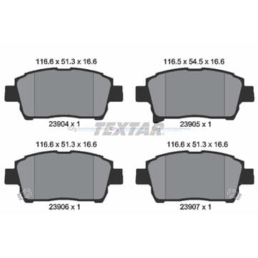 Bromsbeläggssats från Autofrance