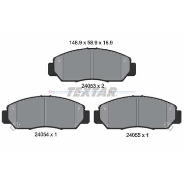 Bromsbeläggssats från Autofrance