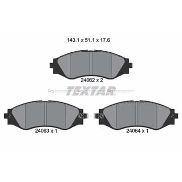Bromsbeläggssats från Autofrance
