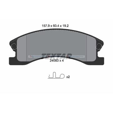 Bromsbeläggssats, Framaxel — Framaxel från Autofrance