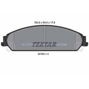 Bromsbeläggssats, Framaxel — Framaxel från Autofrance