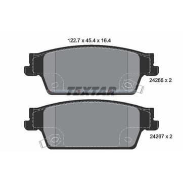 Bromsbeläggssats från Autofrance