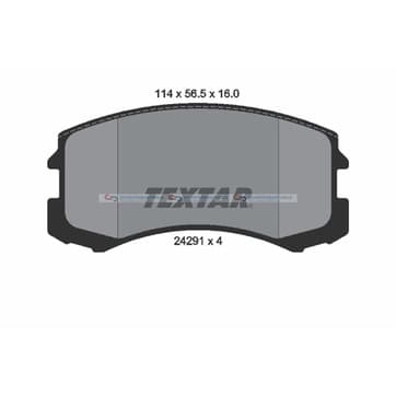 Bromsbeläggssats från Autofrance