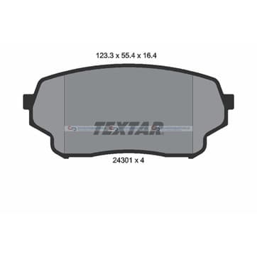 Bromsbeläggssats från Autofrance