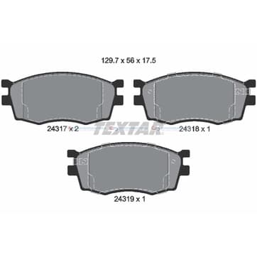 Bromsbeläggssats, Framaxel — Framaxel från Autofrance