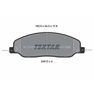 Bromsbeläggssats från Autofrance