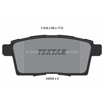 Bromsbeläggssats från Autofrance