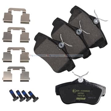 Bromsbeläggssats, Bakaxel — Bakaxel från Autofrance