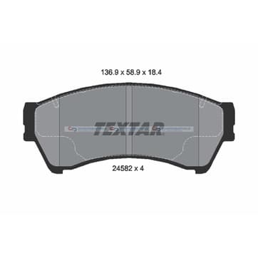 Bromsbeläggssats från Autofrance