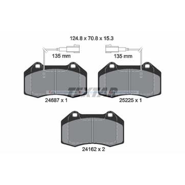 Bromsbeläggssats, Framaxel — Framaxel från Autofrance
