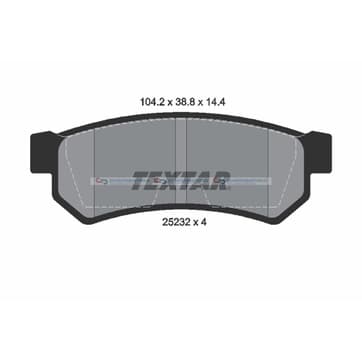 Bromsbeläggssats från Autofrance