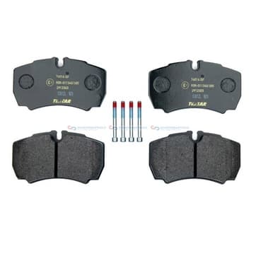 Bromsbeläggssats, Bakaxel — Bakaxel från Autofrance