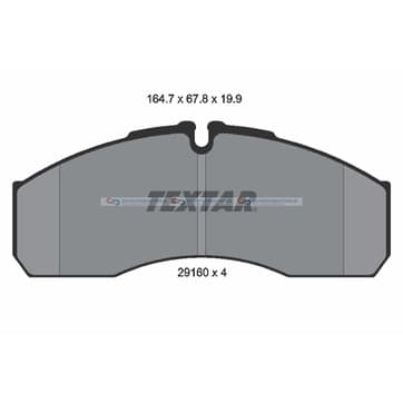 Bromsbeläggssats från Autofrance