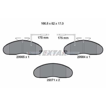 Bromsbeläggssats från Autofrance