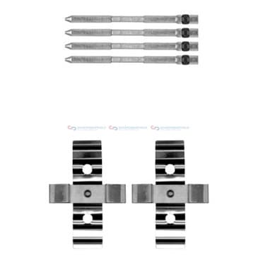 Tillbehörssats, bromsbelägg från Autofrance