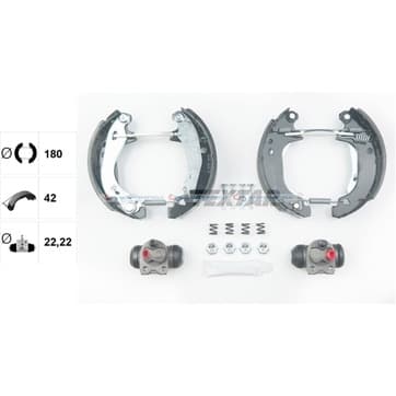 Bromsbandssats från Autofrance