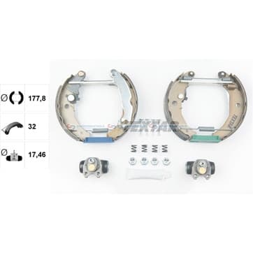 Bromsbandssats från Autofrance